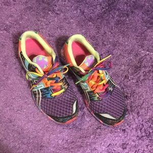 ASICS gel colorful tennis shoes